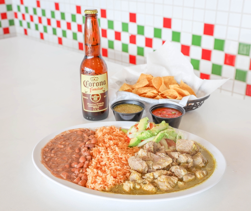 Chile Verde Plate