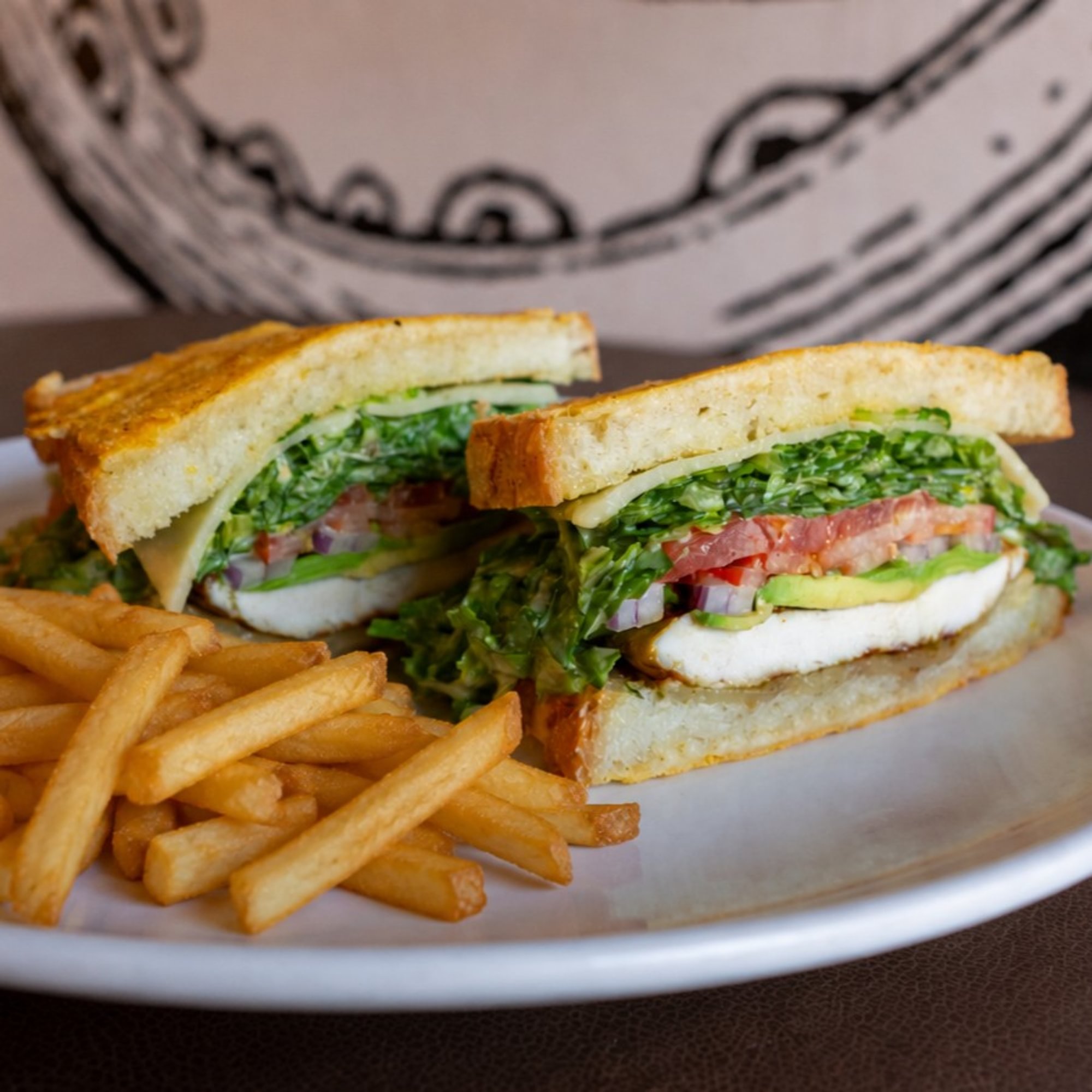 CAESAR CHICKEN SANDWICH
