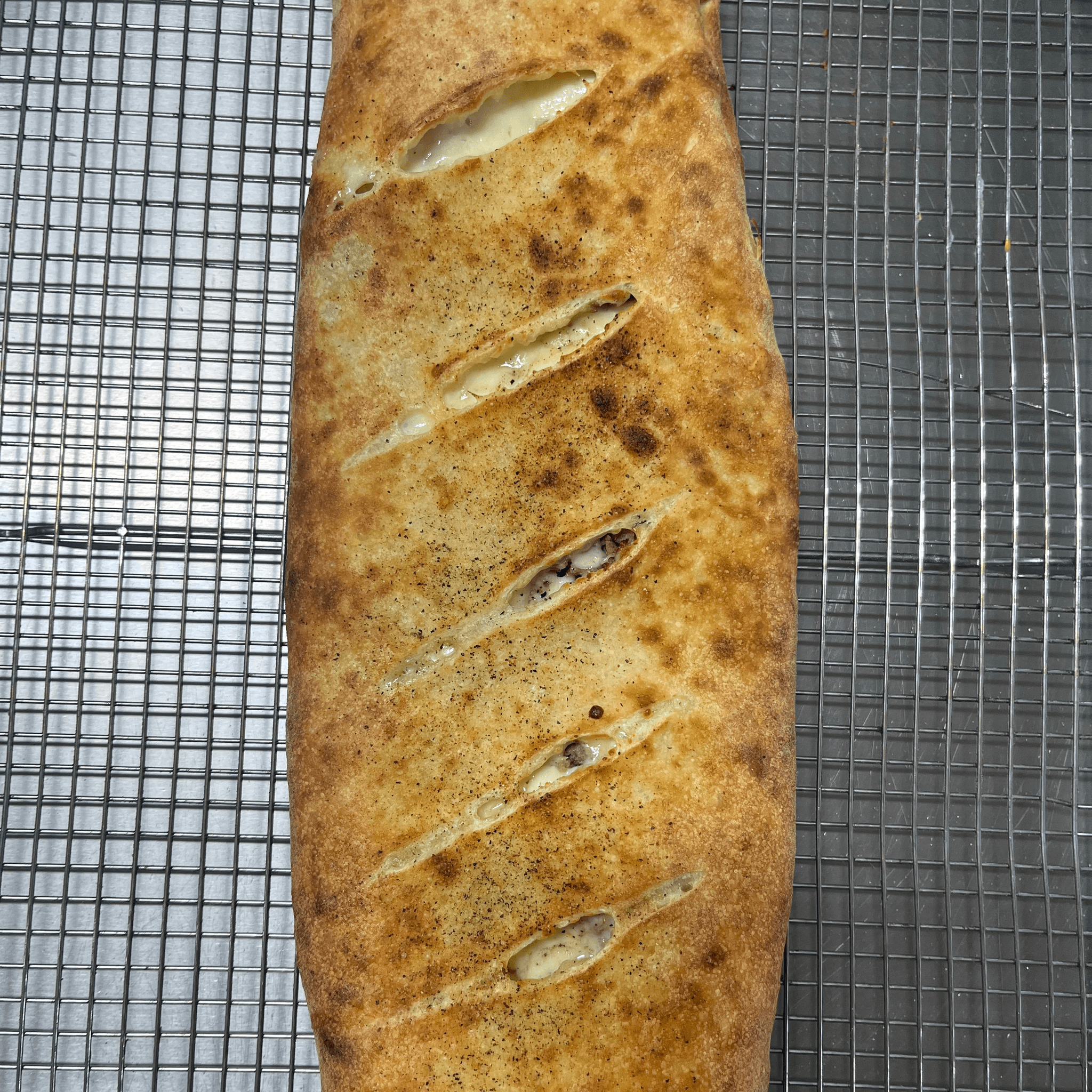 Cheese Steak Stromboli