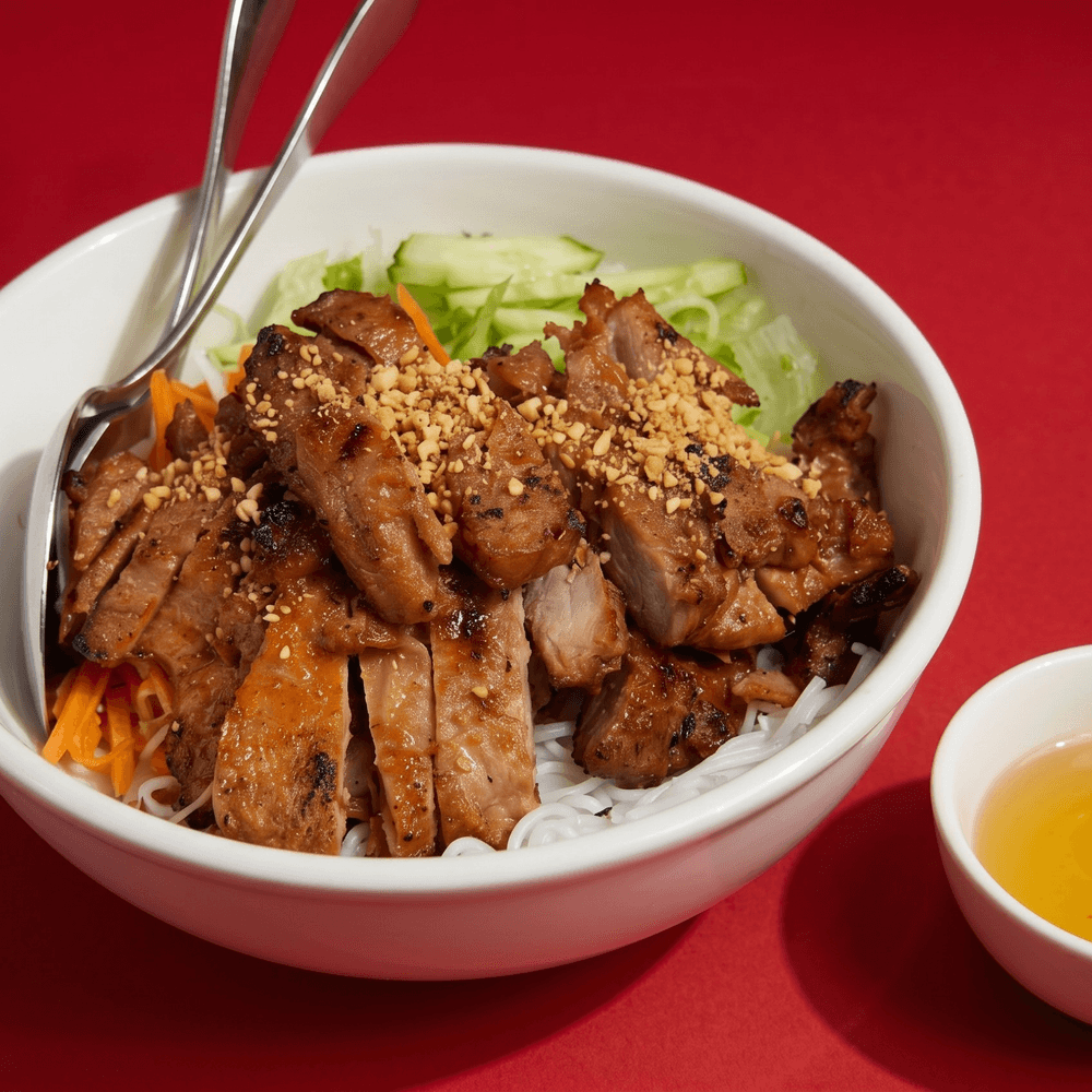 Grilled Lemongrass Chicken with Vermicelli