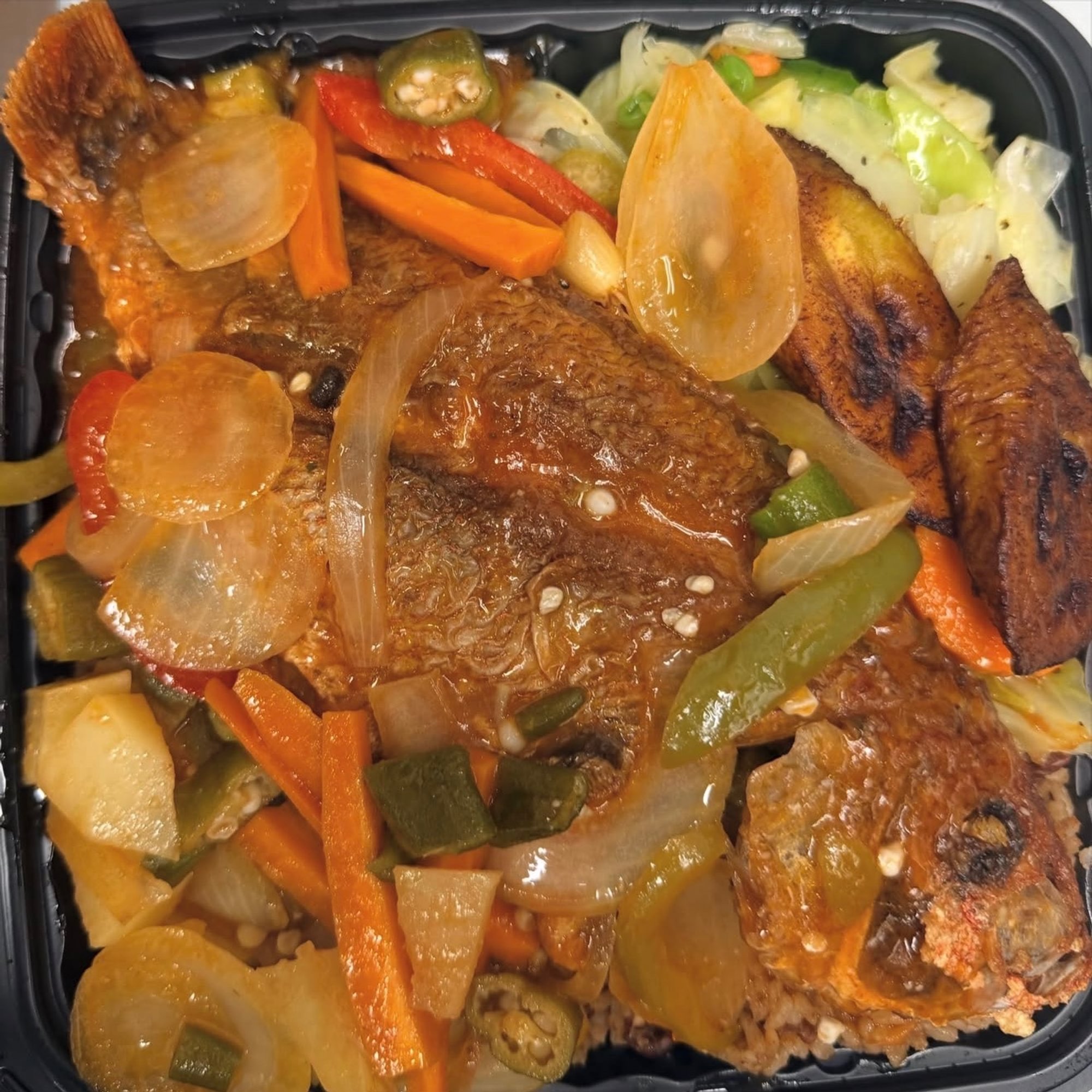 Brown Stew Fish
