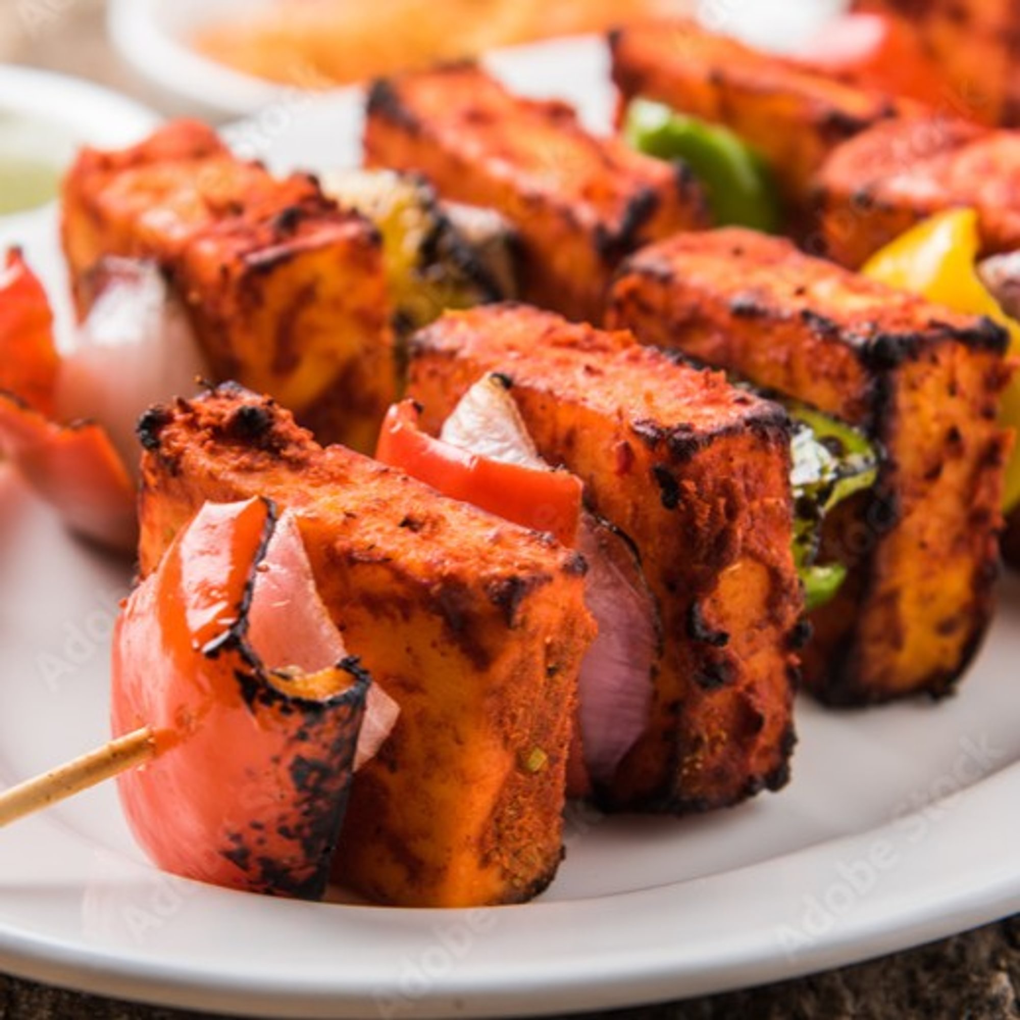 Tandoori Paneer Tikka Dry (No Masala Sauce)