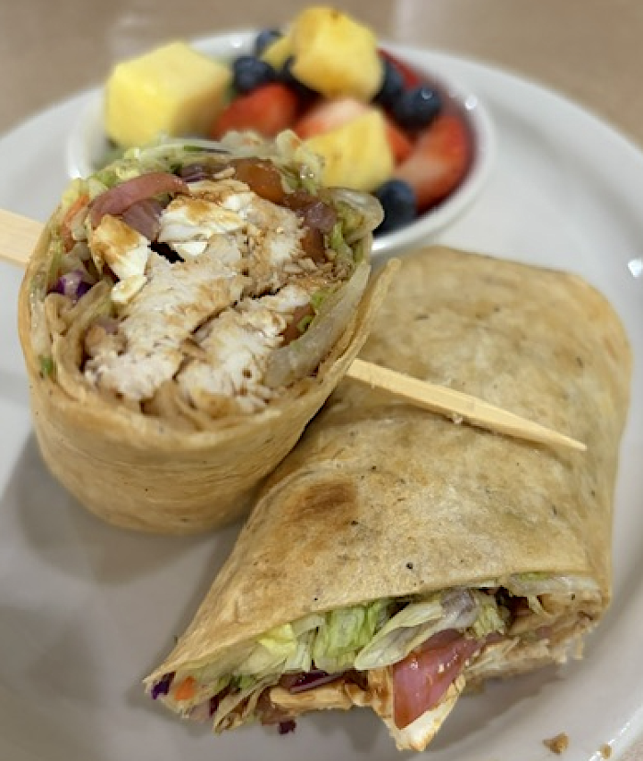 Mediterranean Chicken Wrap