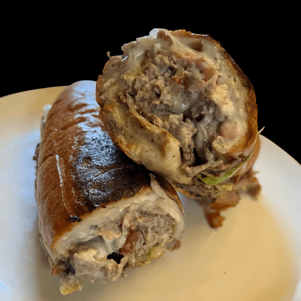 Beef Bacon Bleu Cheesesteak