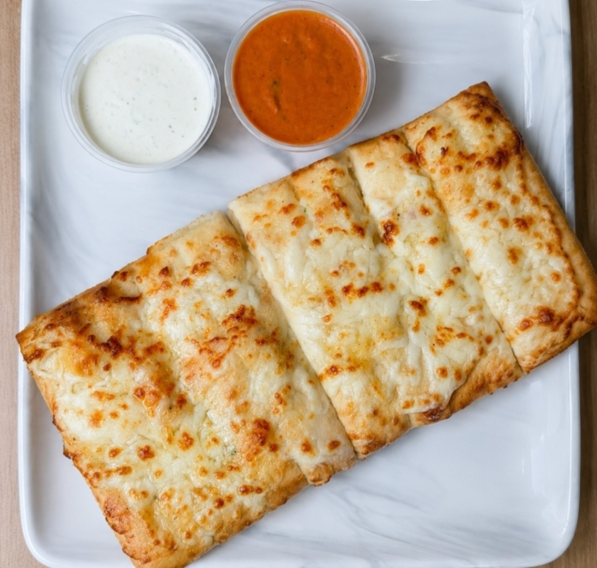 Cheesy Mazala Bread Sticks