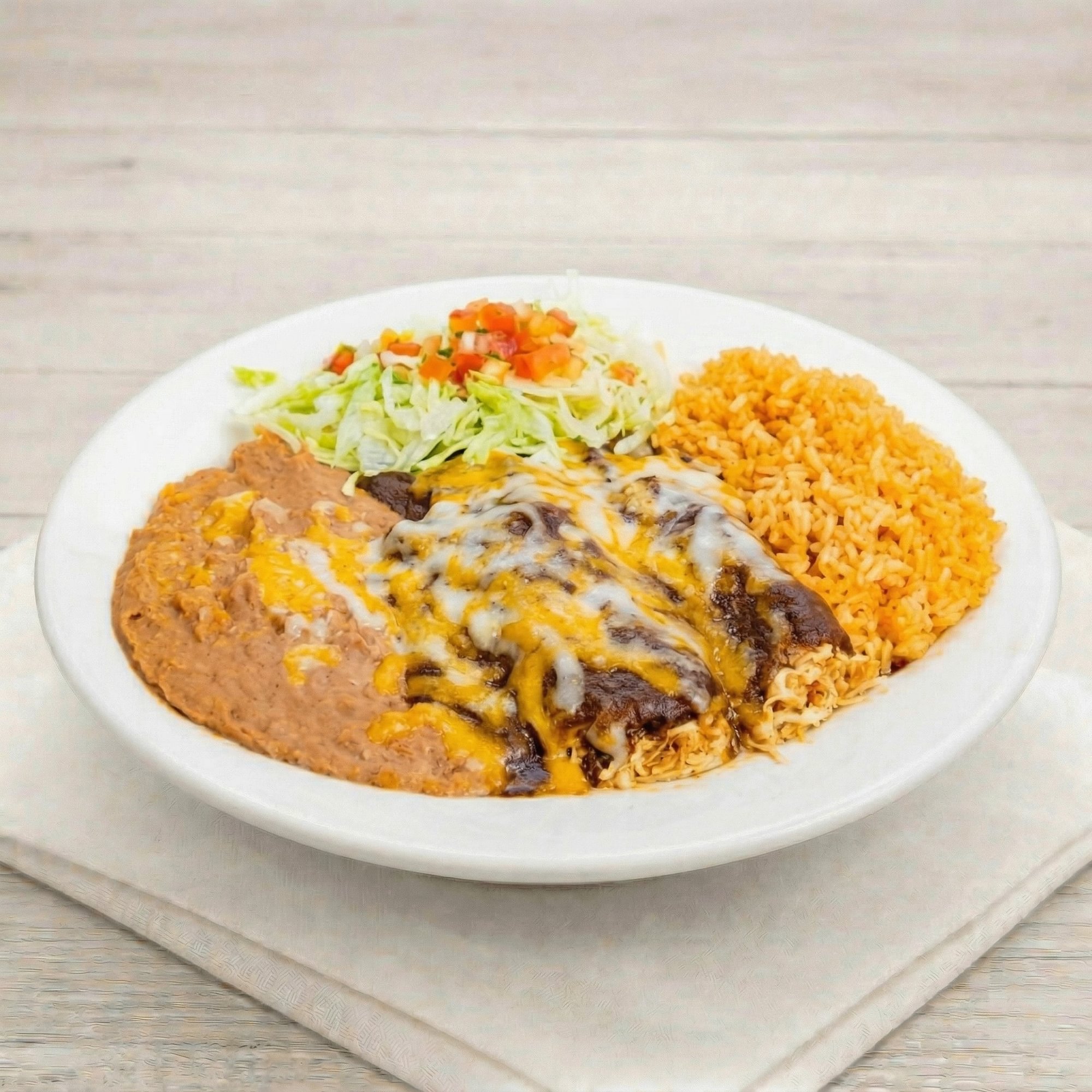 Two Mole Enchiladas