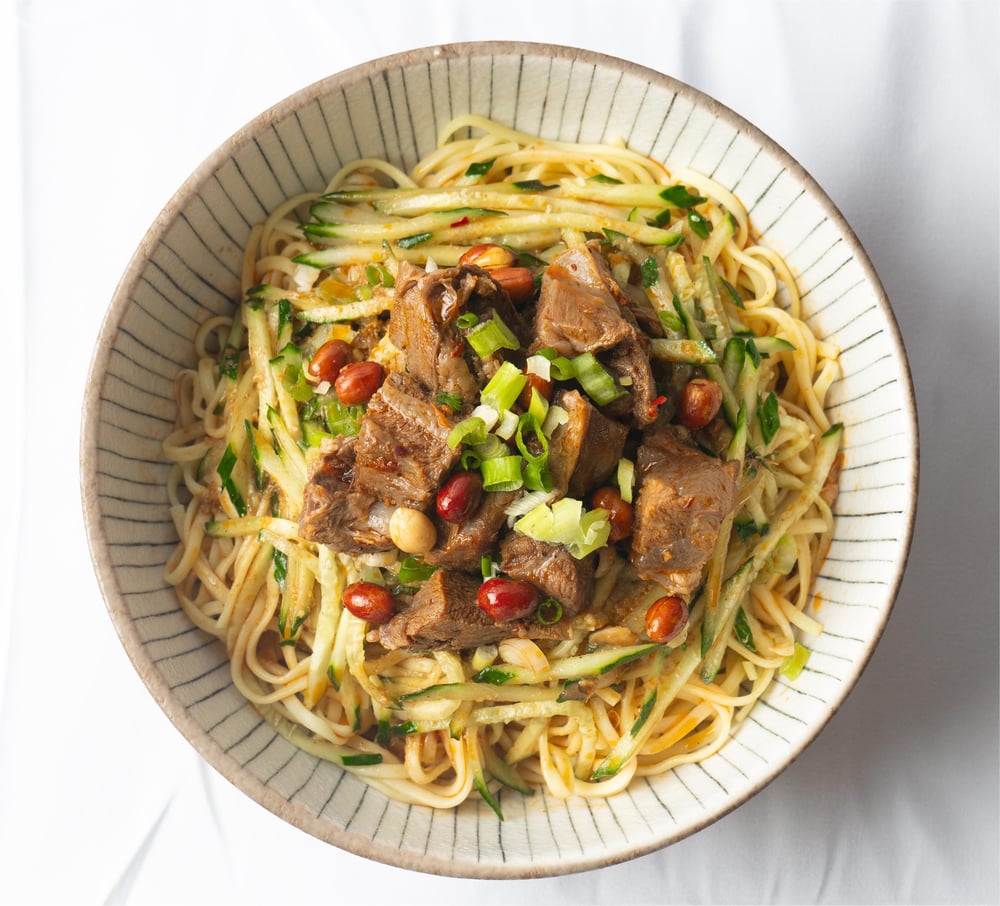 Beef Cold Noodle / 牛肉凉面