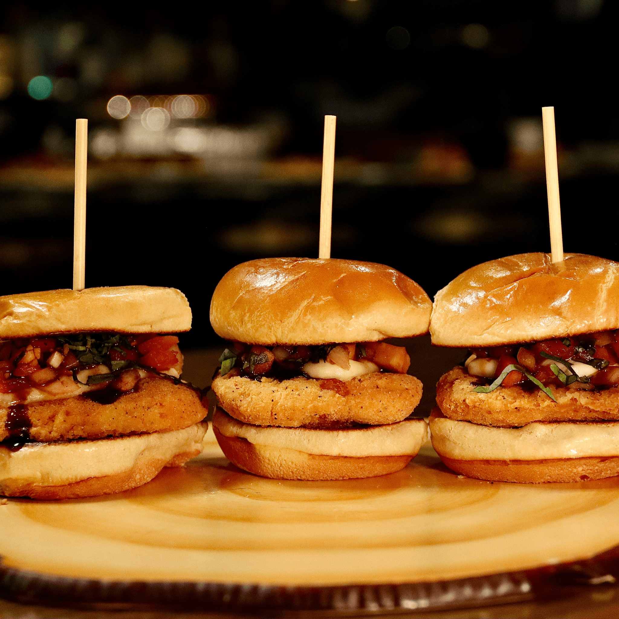 Caprese Chicken Sliders