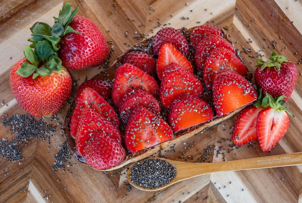 Strawberry Nutella Toast
