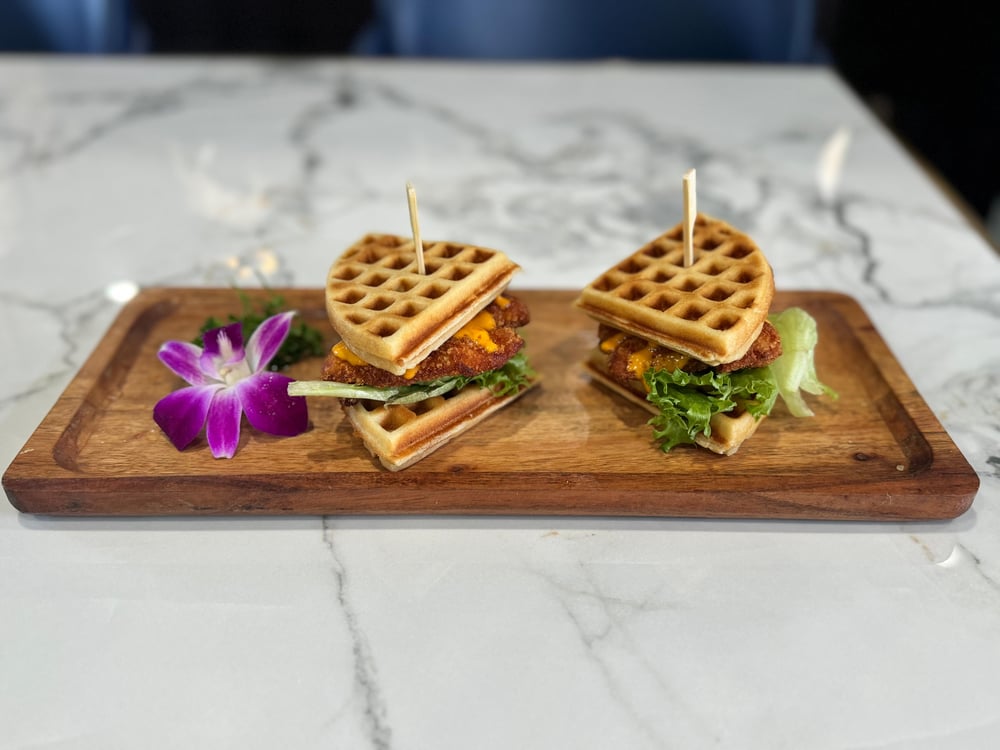 Chicken Waffle Sliders