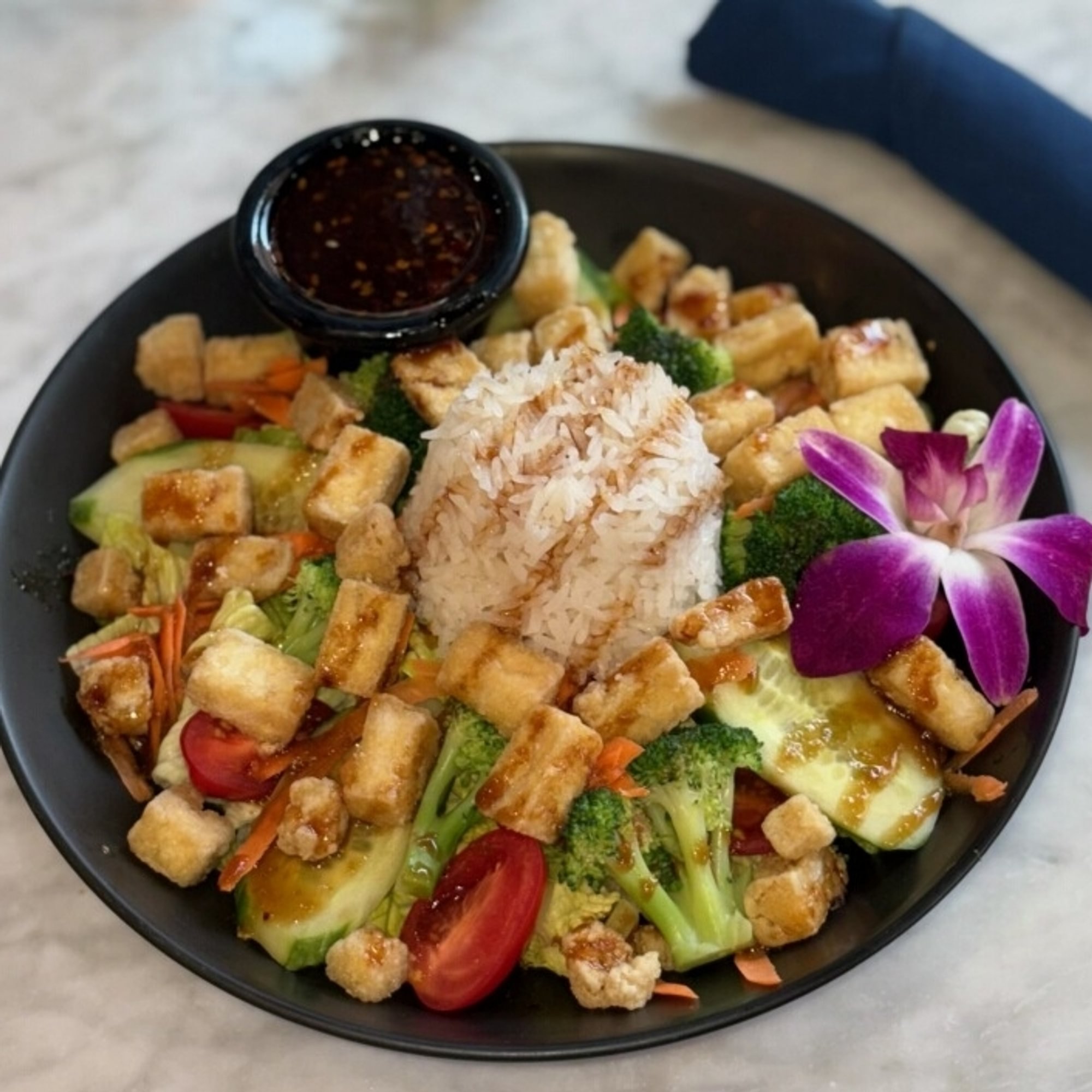 Crispy Tofu Salad