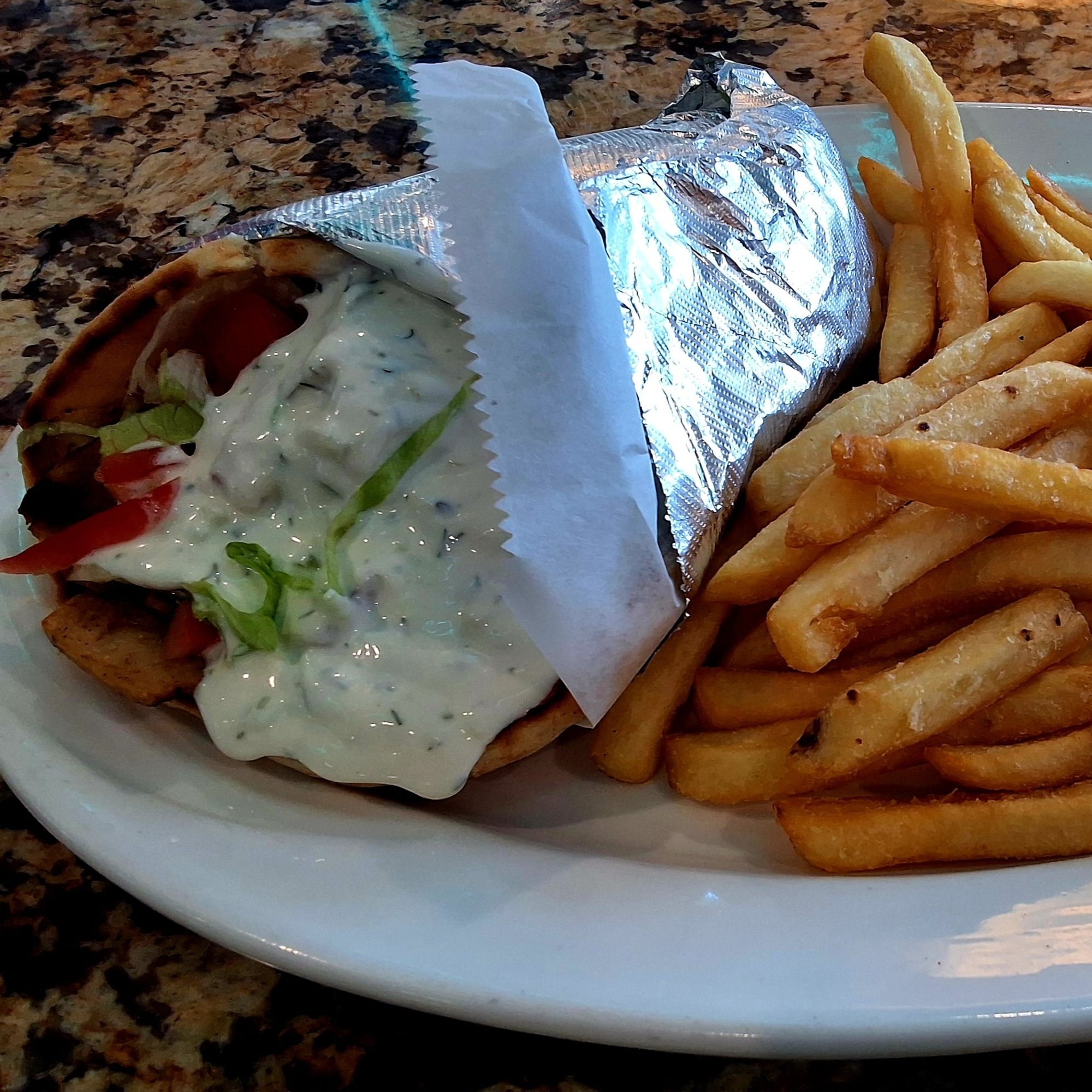 Chicken Gyro Sandwich