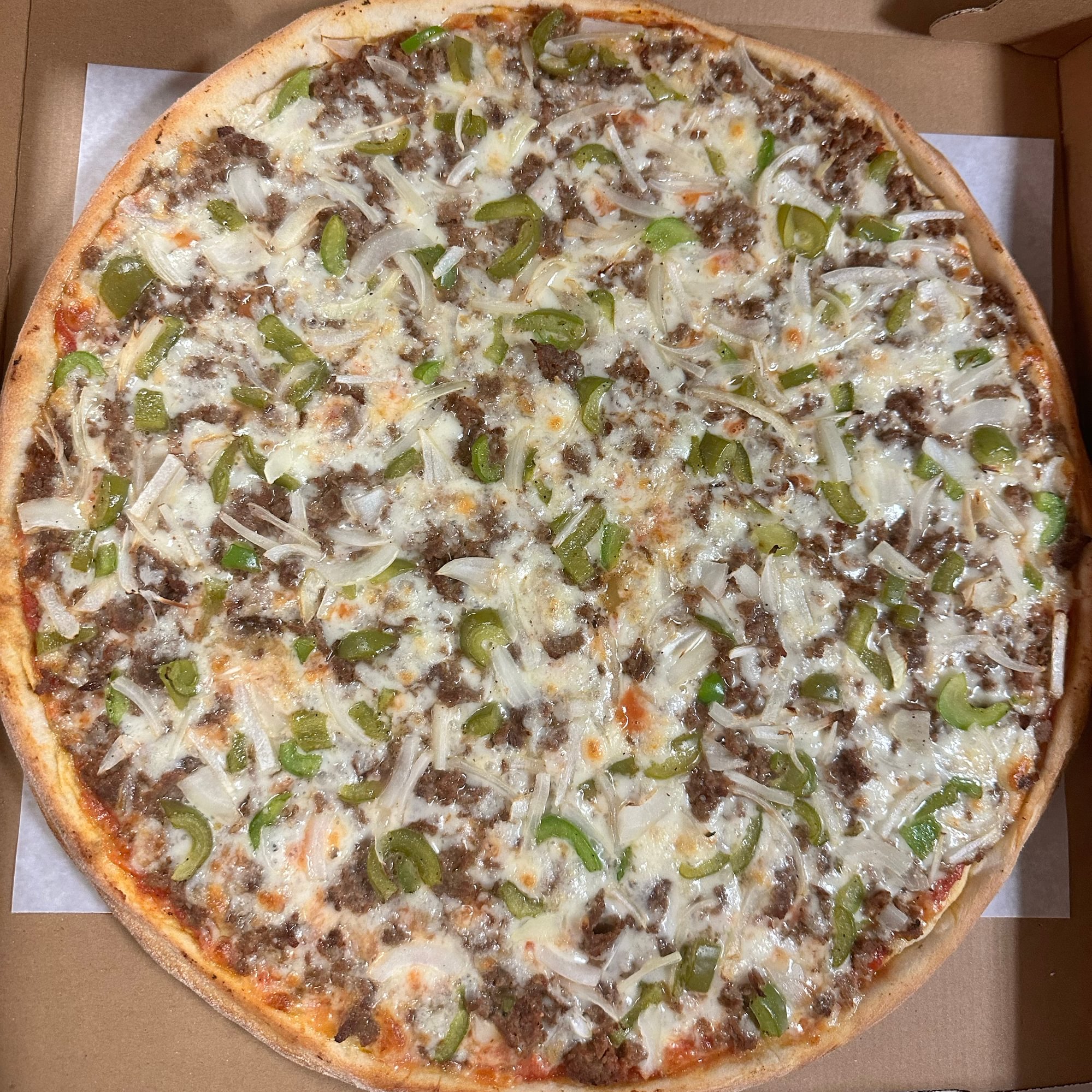 Philly Cheesesteak Pizza