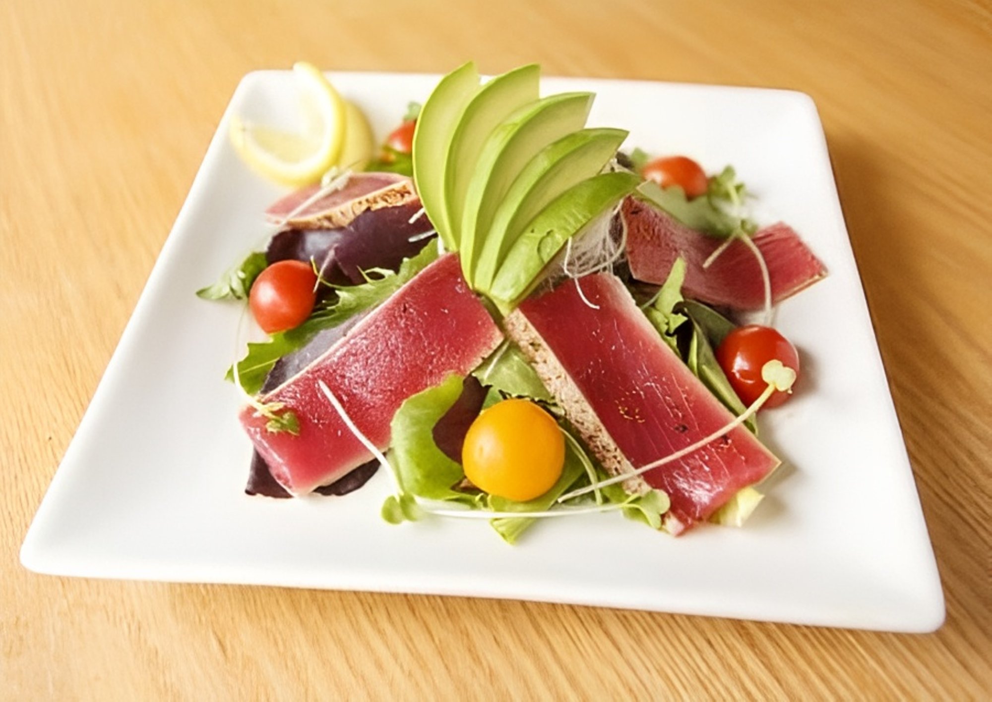 Ahi Tuna Tataki Salad