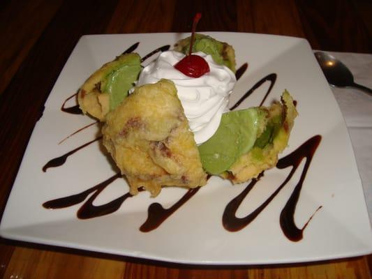 Tempura Green Tea Ice Cream