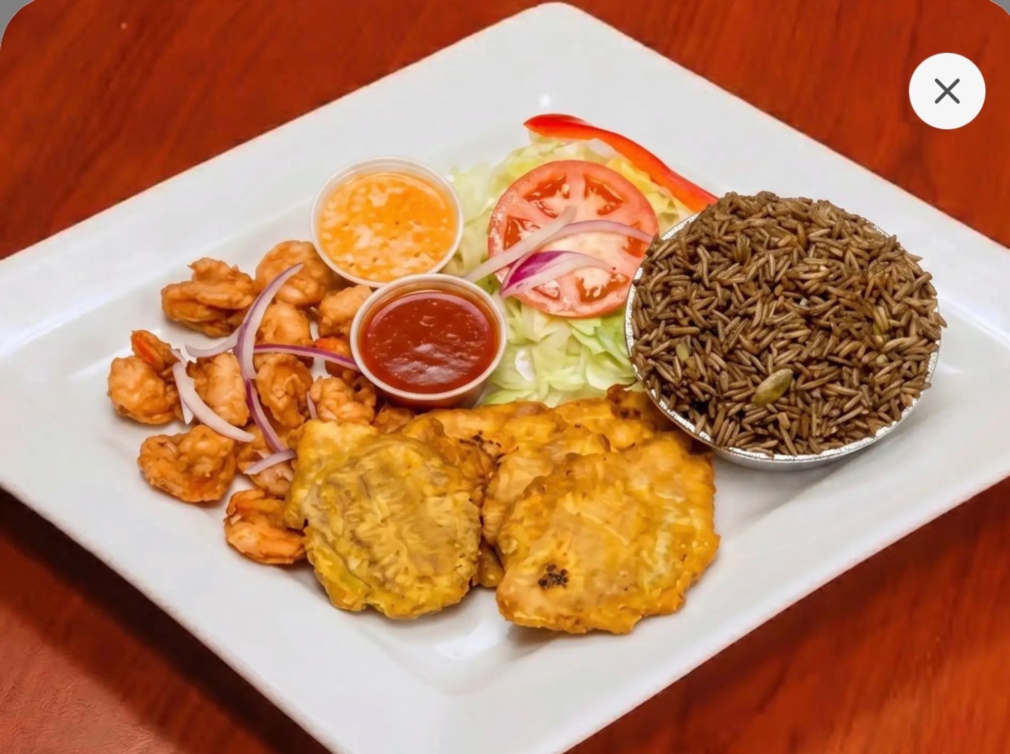 Fried Shrimp Complete