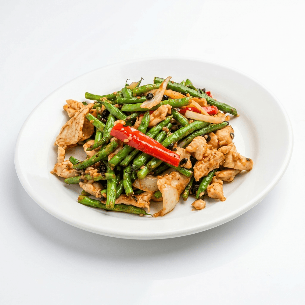 Sautéed Chicken with Black Bean Sauce