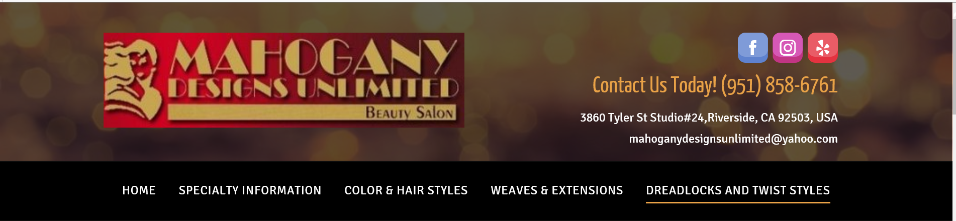 Mahogany Designs Unlimited Salon Photo