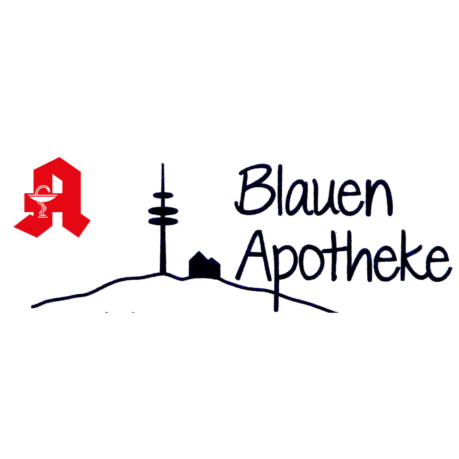 Logo der Blauen Apotheke
