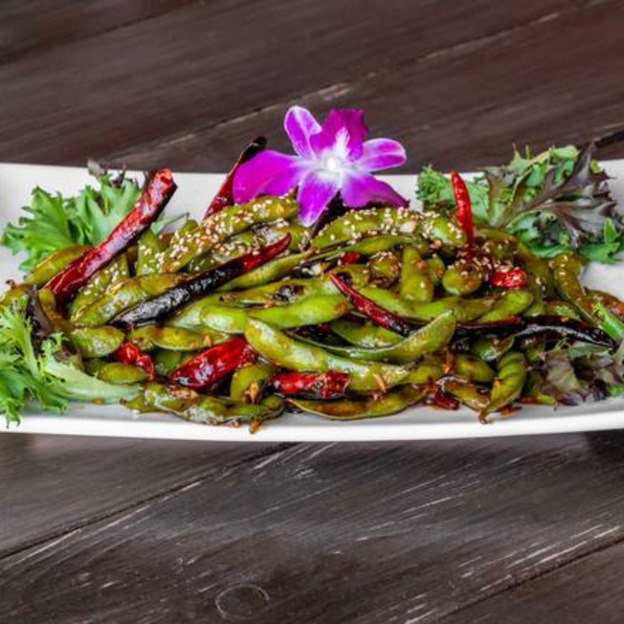 Famous Gilroy Garlic Edamame