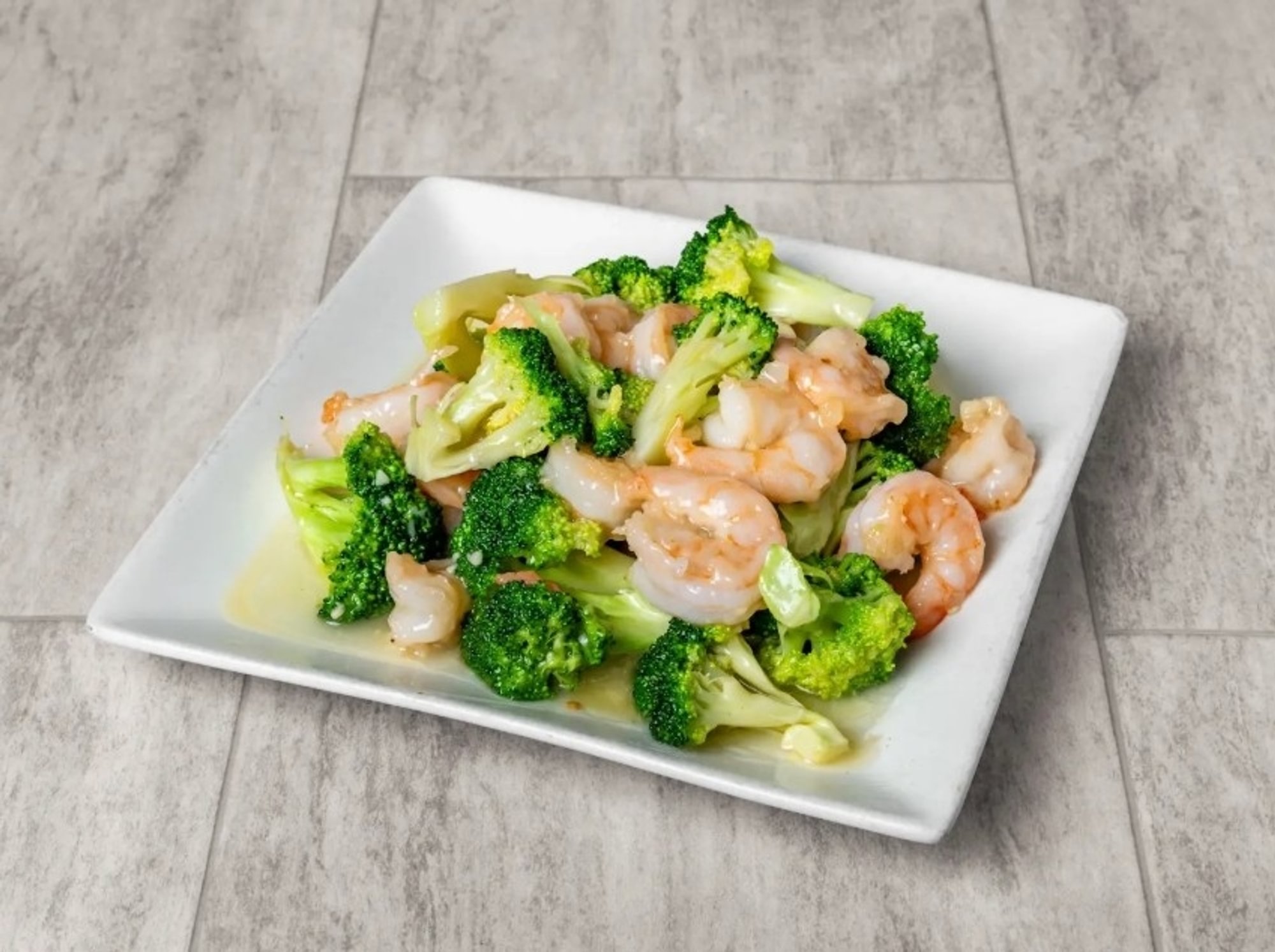 Shrimp with broccoli (dinner) / 芥兰虾仁（晚）
