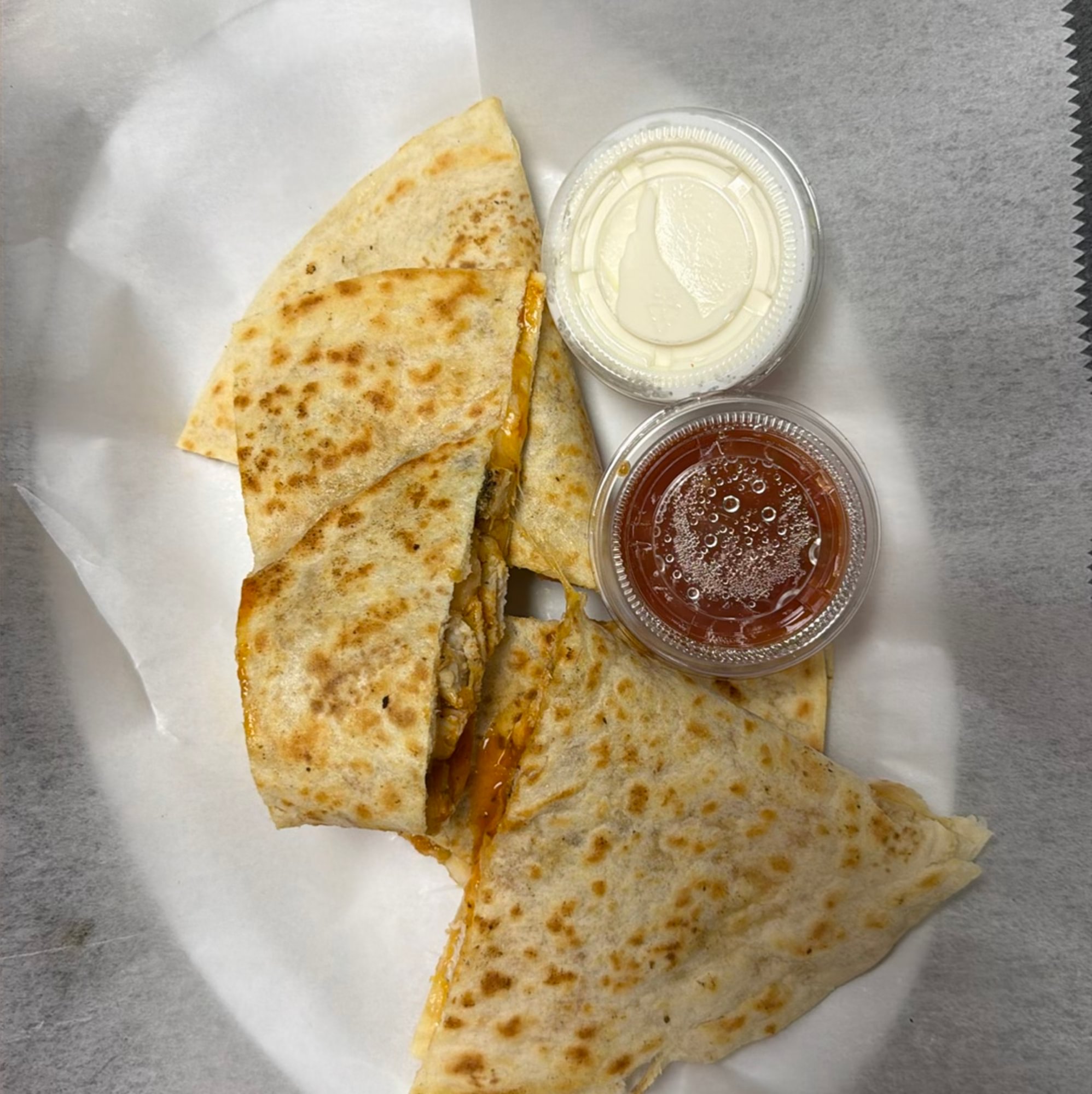 Buffalo Chicken Quesadillas