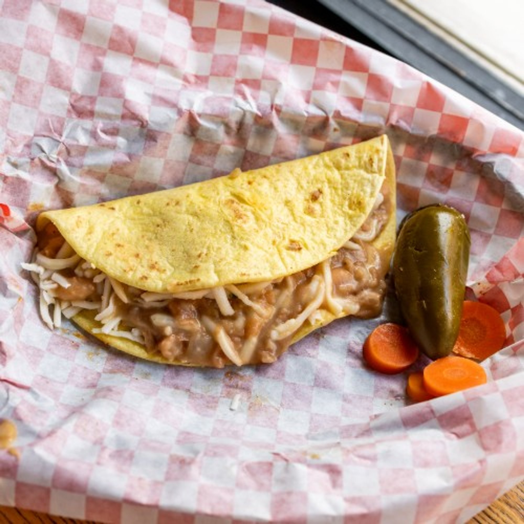 Taco Bean & Cheese