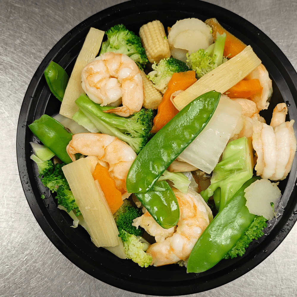 Vegetable with Shrimp Diet Dish