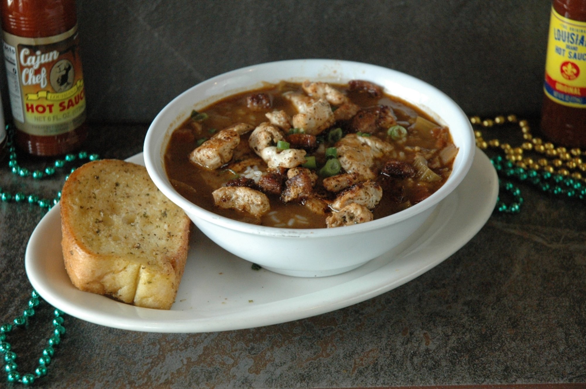 Chicken and Sausage Gumbo (Bowl)