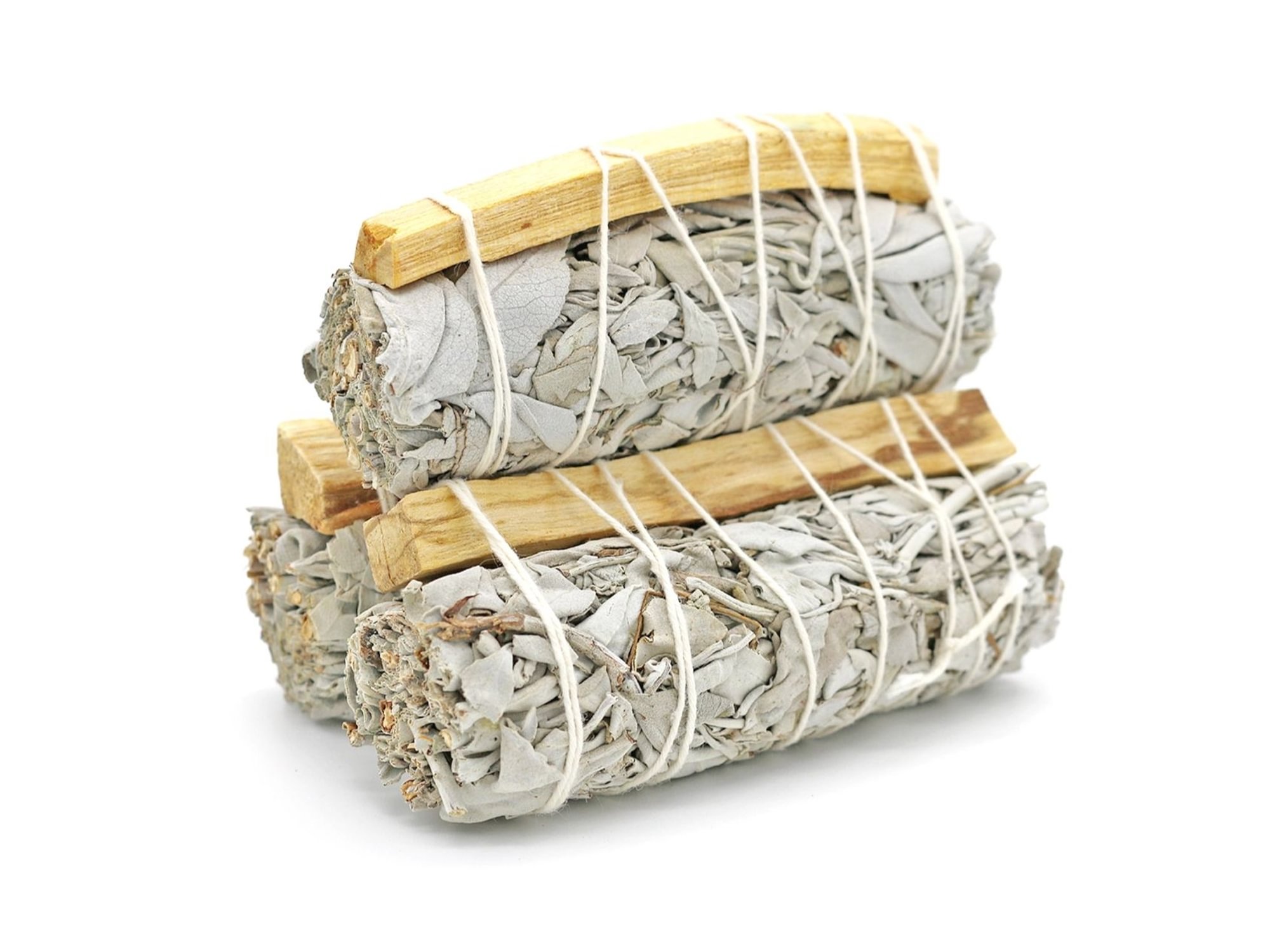 White Sage with Palo Santo Smudge Stick (4 in.)