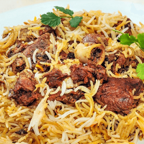 Bucket Goat Sukka Biryani