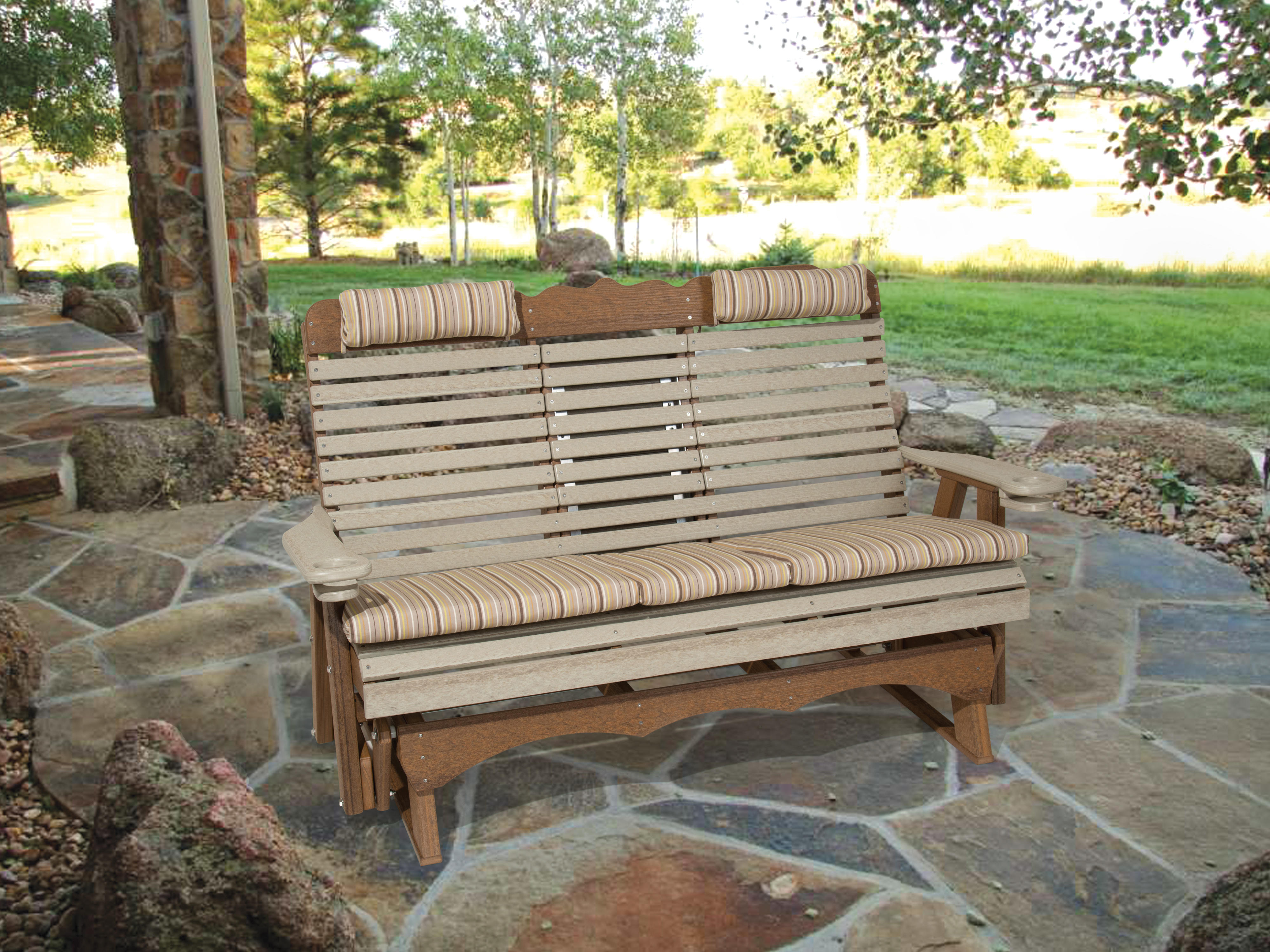 5' Highback Glider with console