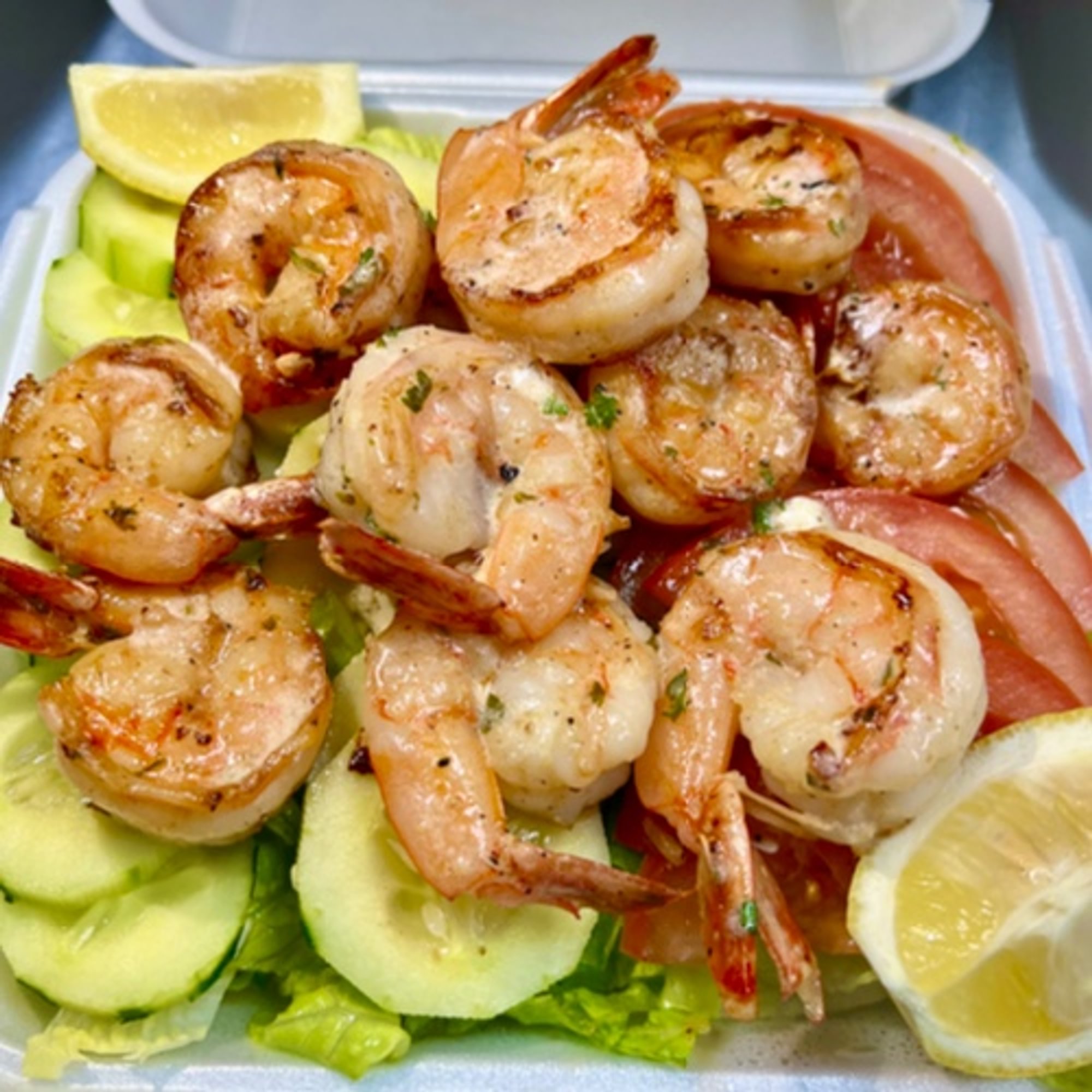 Grilled Shrimp Salad