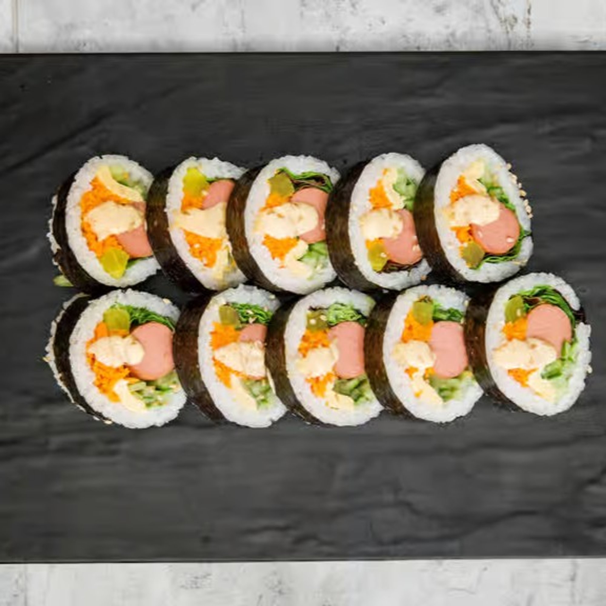 Sausage & Cheese Kimbap