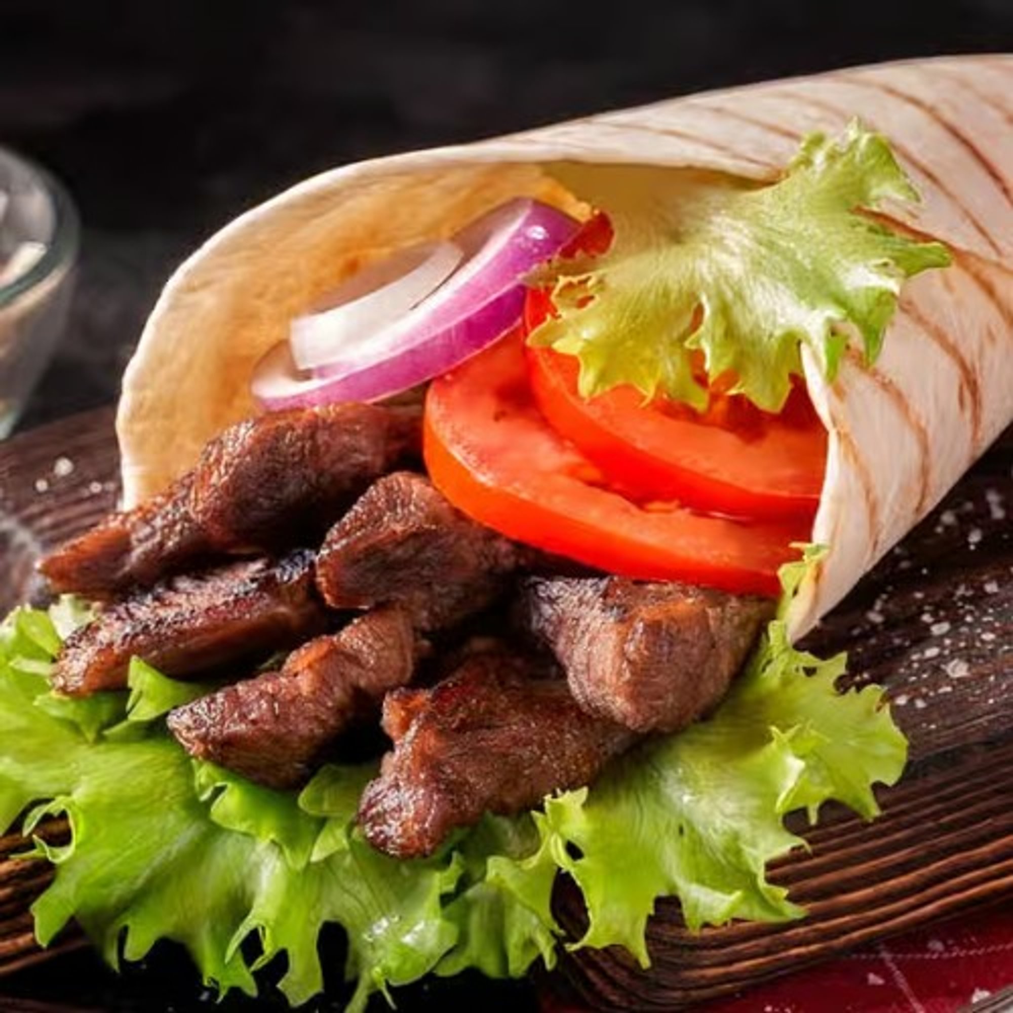 Beef Shawarma Wrap