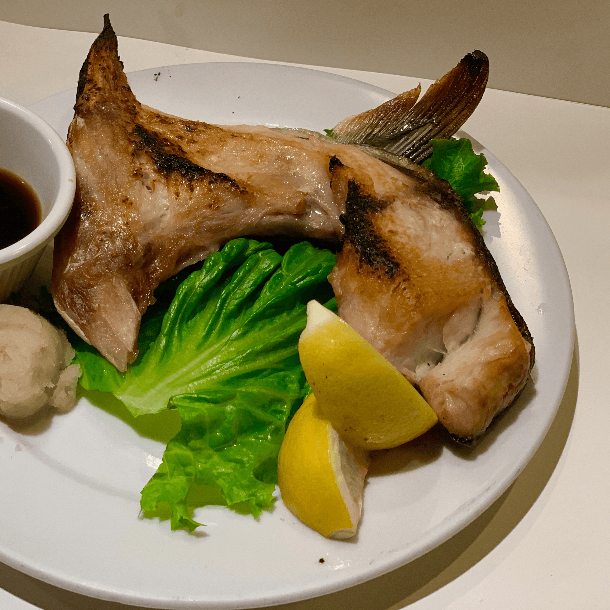 Broiled YellowTail -Kama Dinner