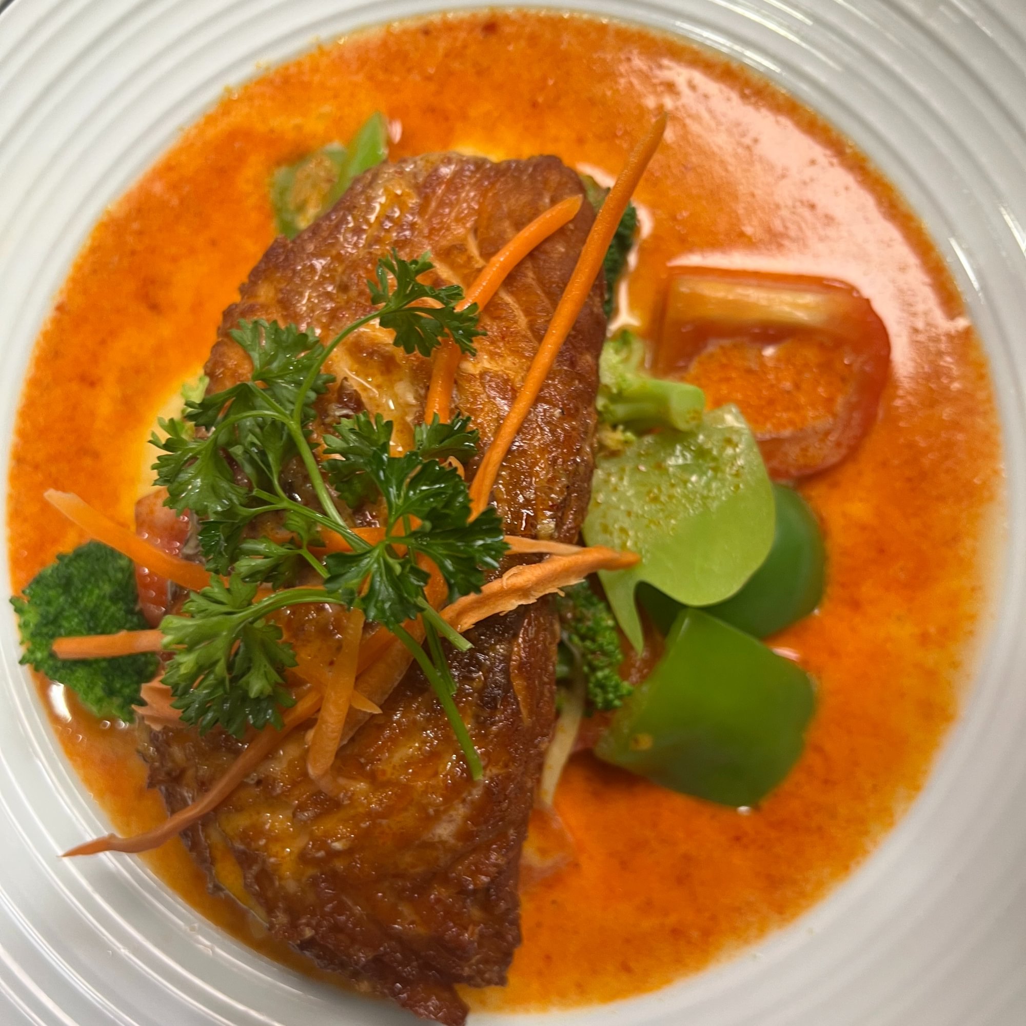 Salmon Panaeng Curry