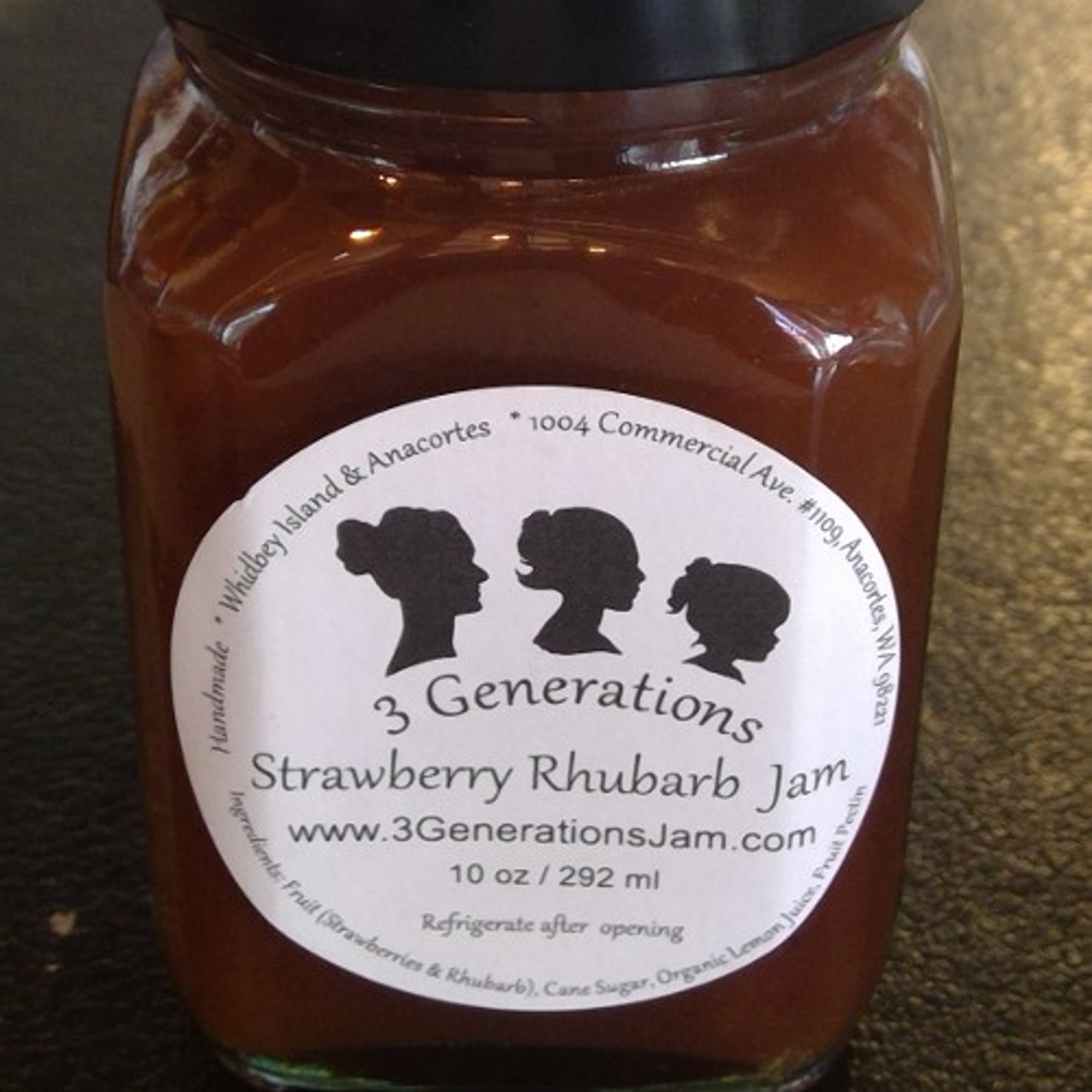 3 Generations Jam - Strawberry Rhubarb