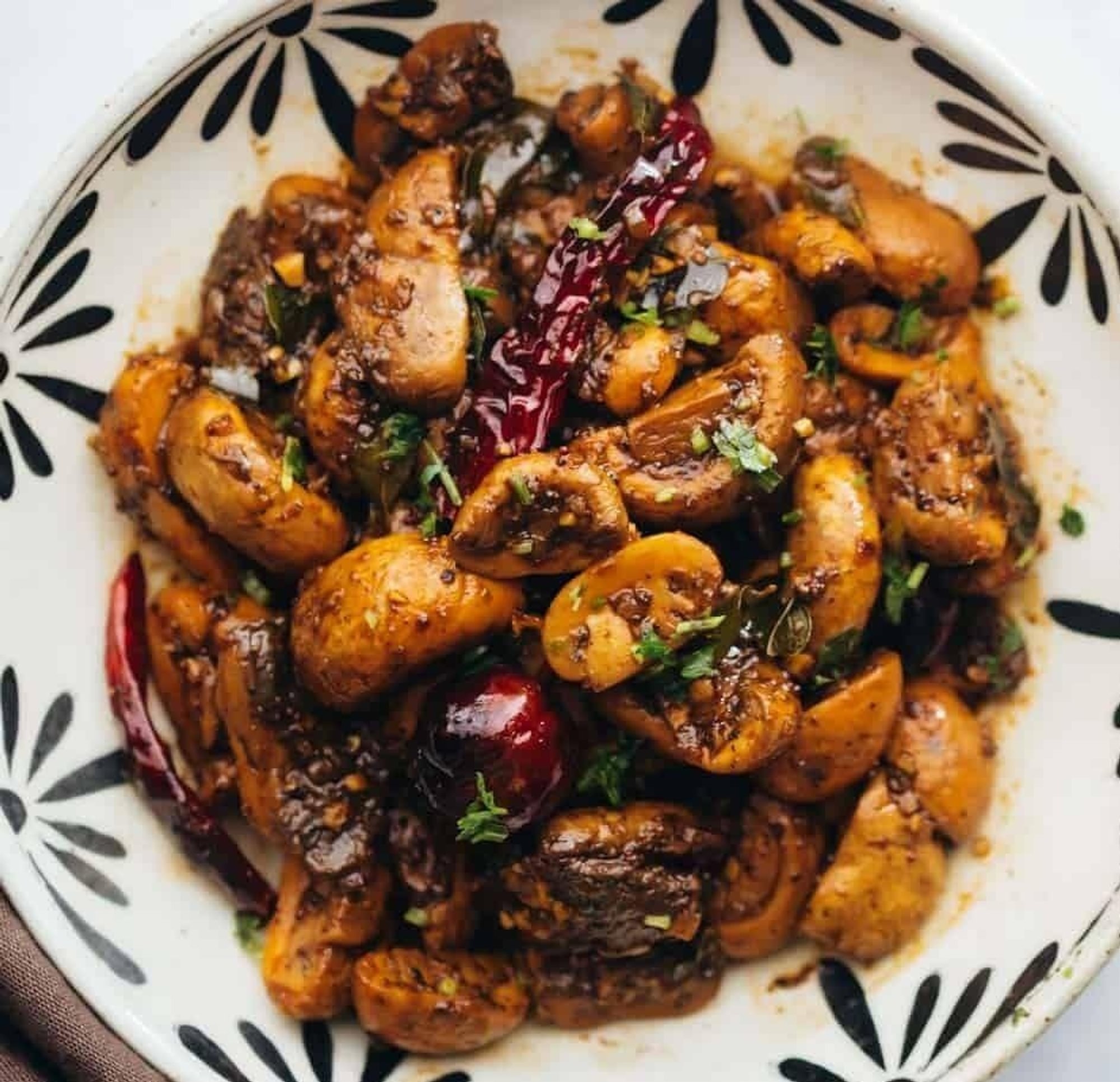 Chettinad Mushroom Fry