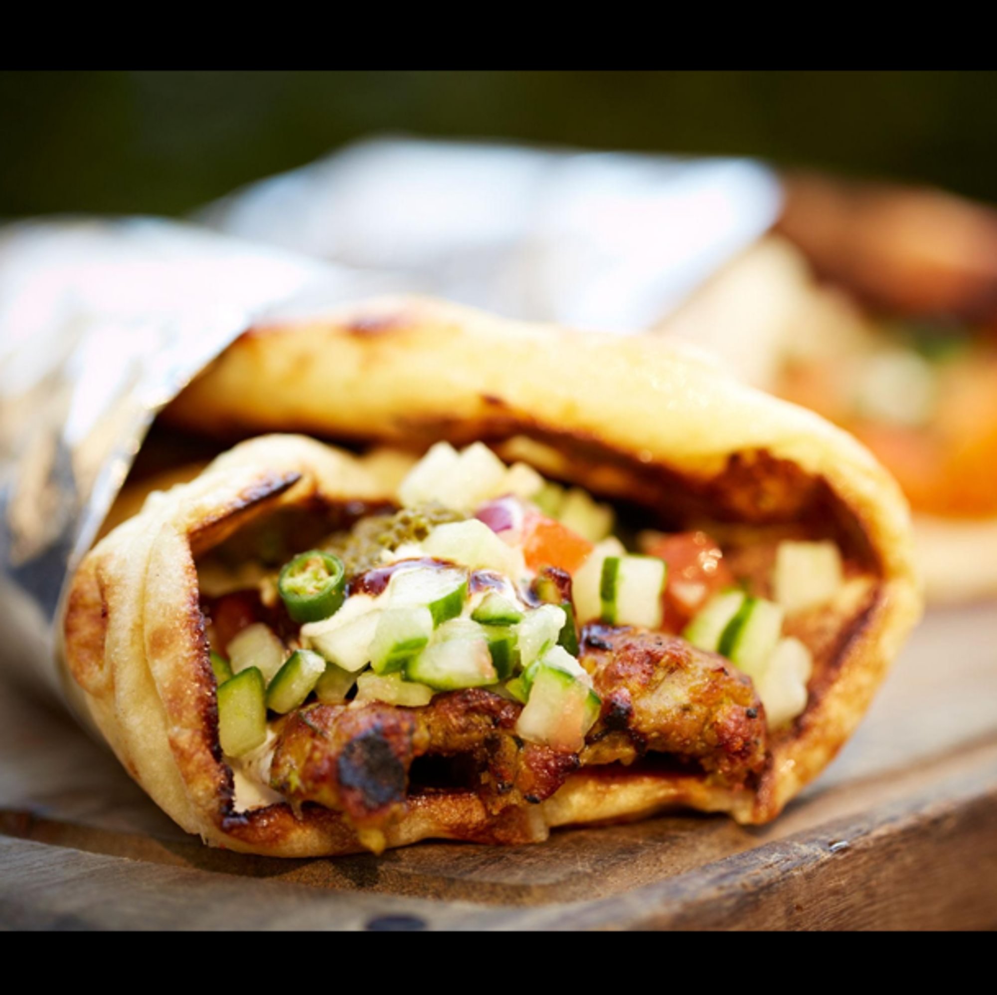 Chicken Seekh Roll