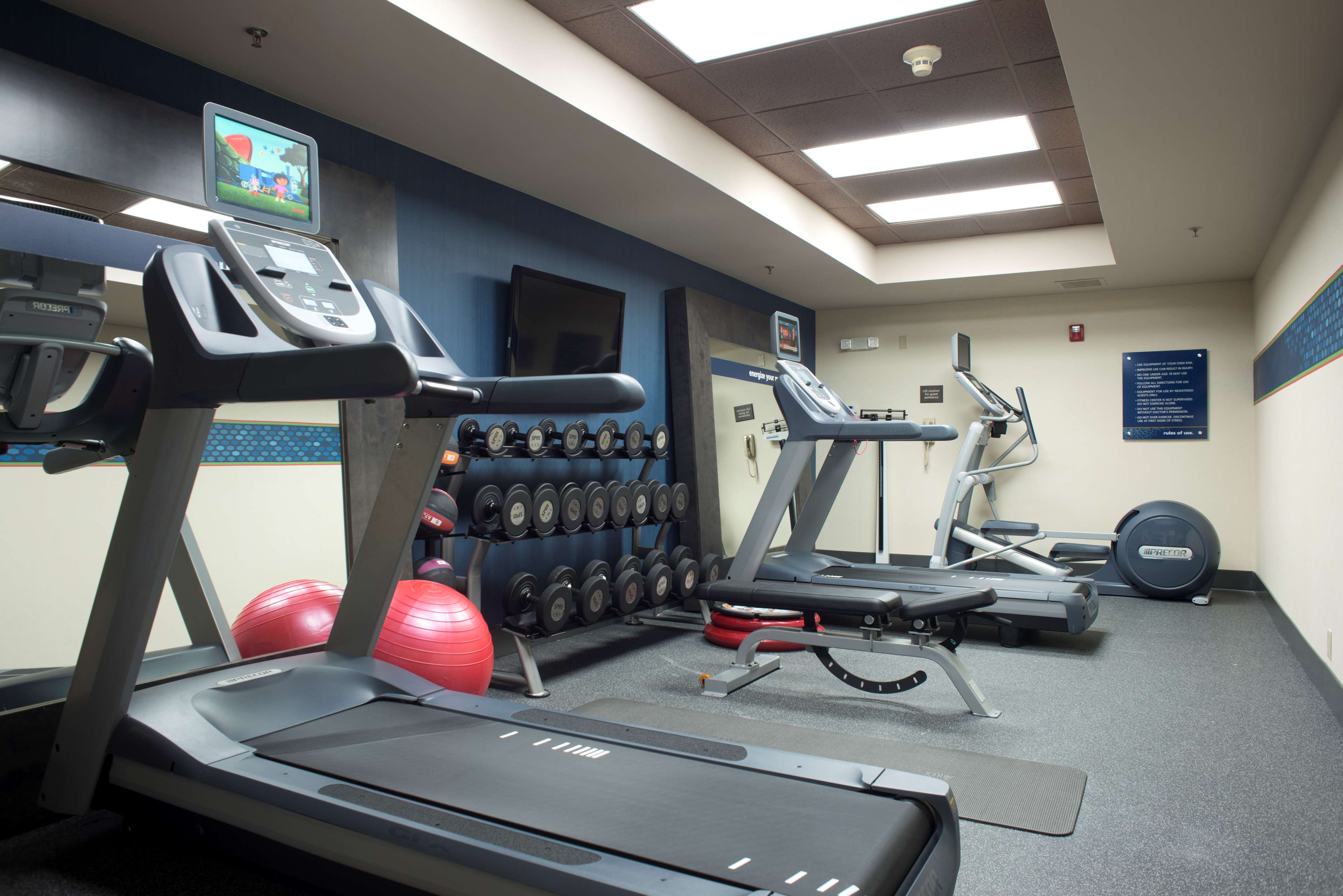 Health club  fitness center  gym