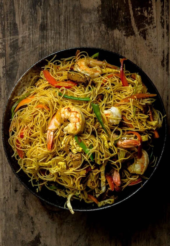 Singapoor Style Curry Noodles (Large) * NEW ITEM * MUST TRY *
