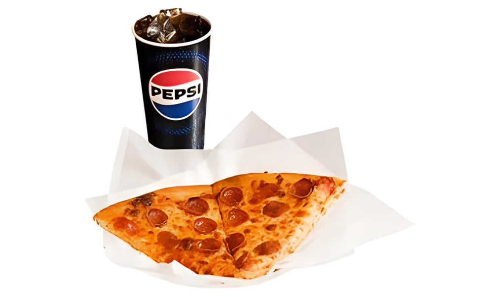 2 Slice Chiefs Cheese + Thirst Quencher 12oz