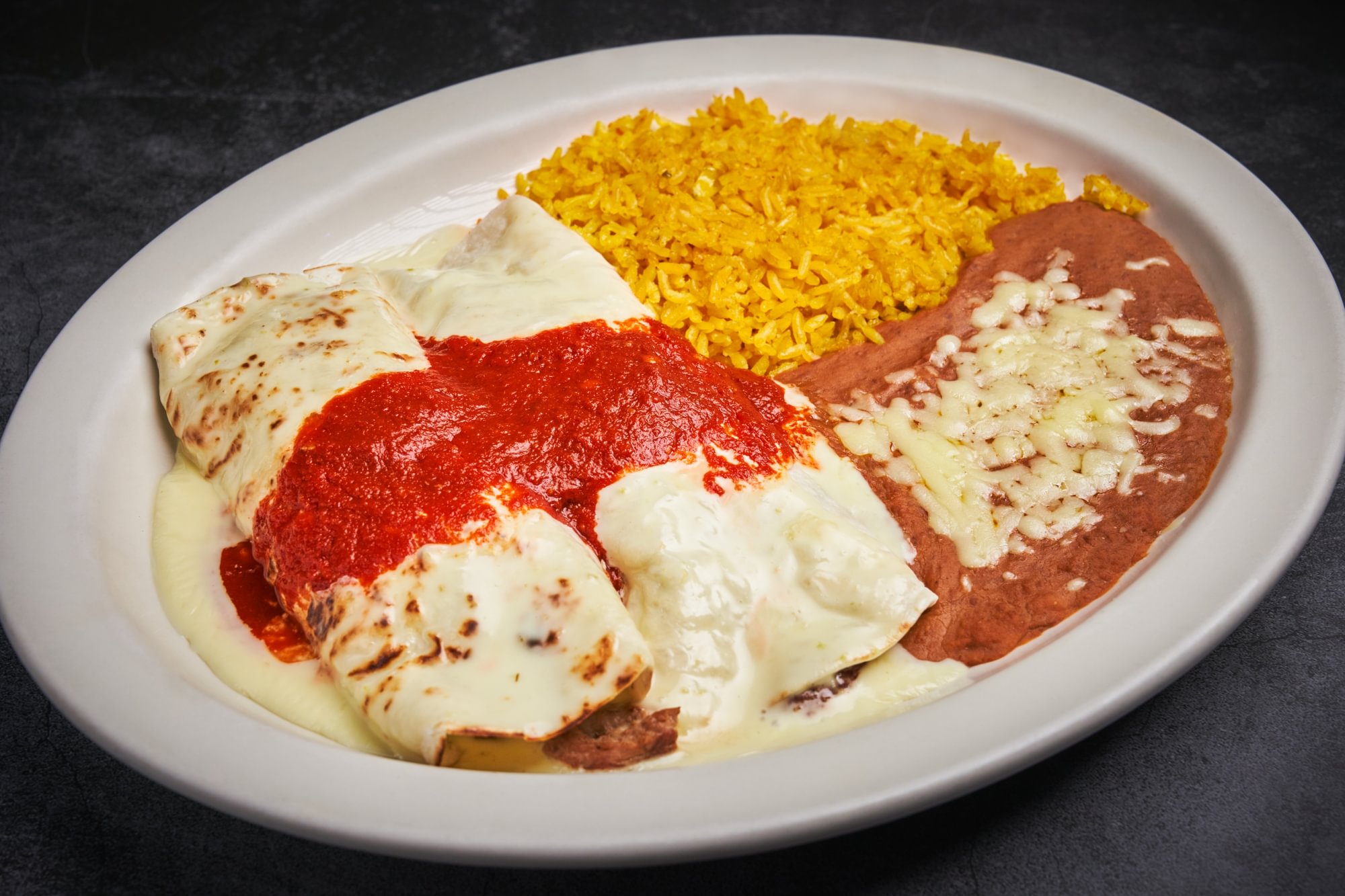 Steak Burrito Dinner