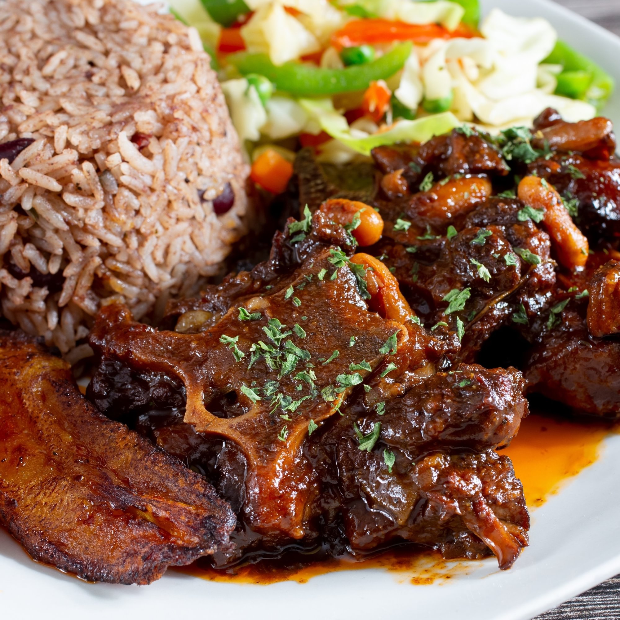 Home Run Braised Oxtail & Beans*