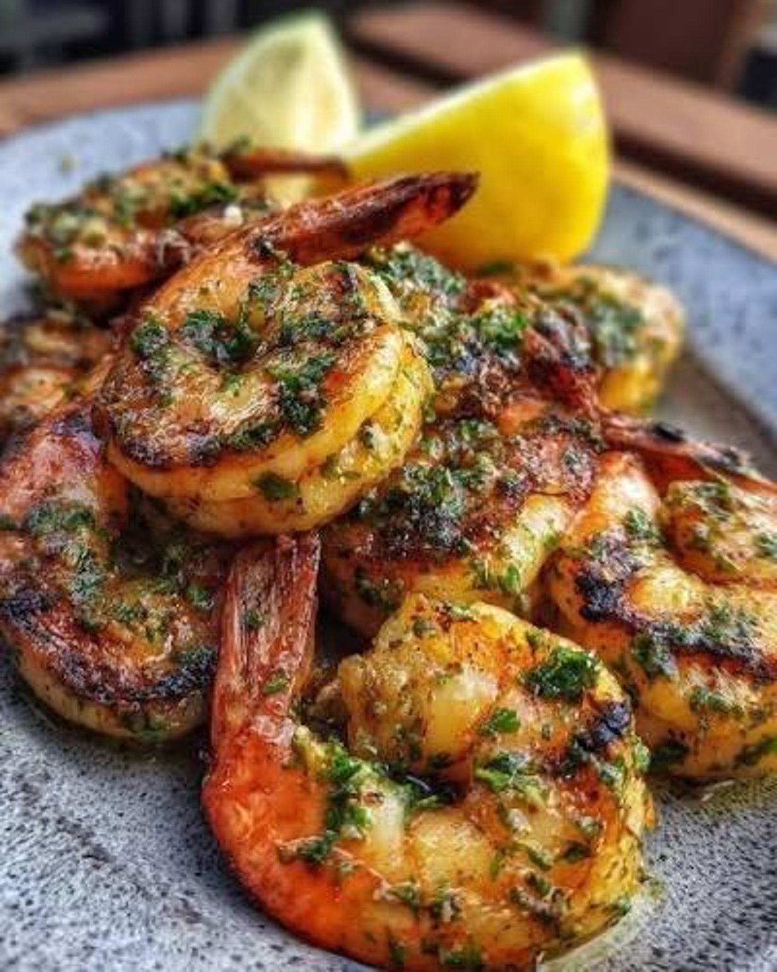 Grilled Shrimp in Garlic Butter