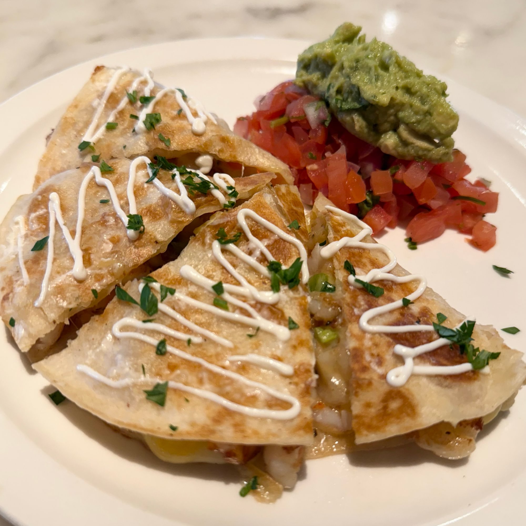 Prawns Quesadilla