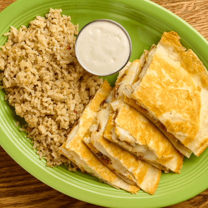 Chicken Bacon Ranch Quesadilla