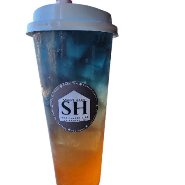 Peach Butterfly Pea Tea