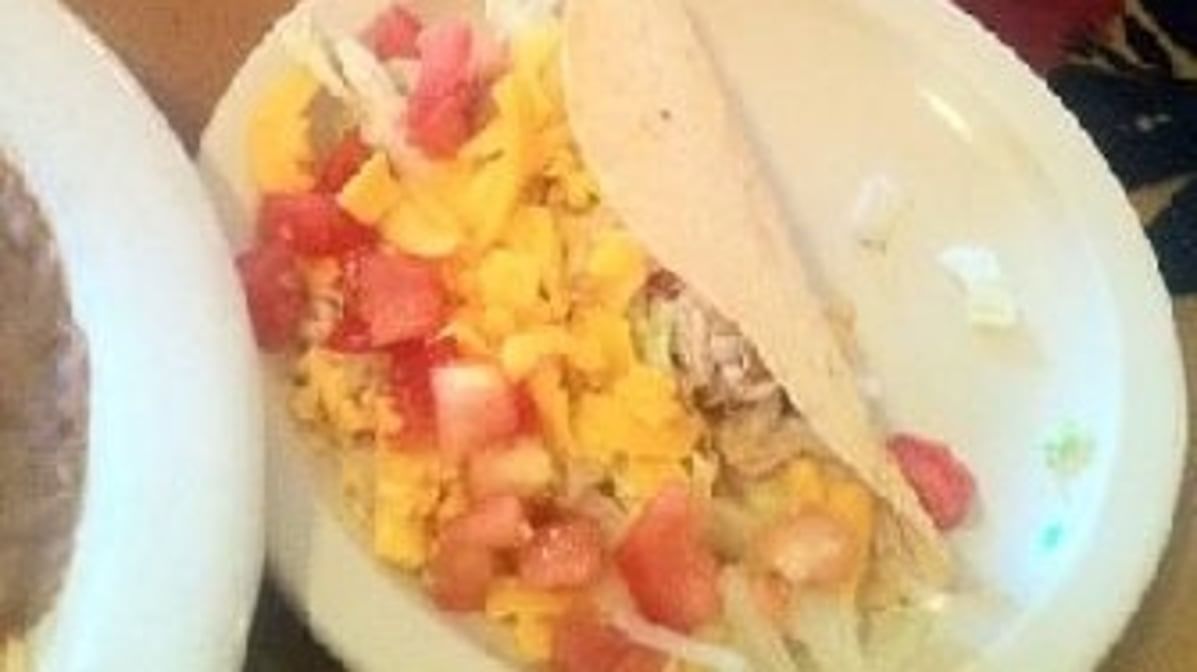 Vegetarian Chalupa Plate